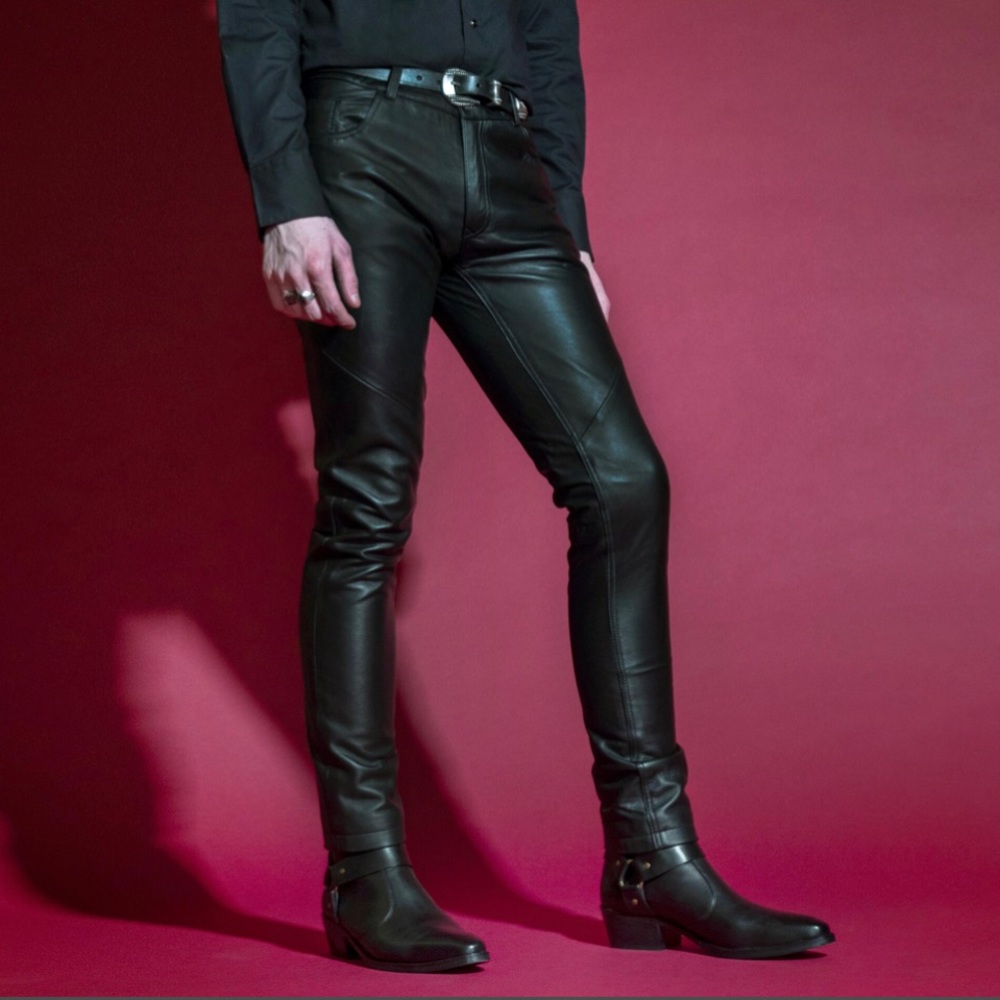 Lambskin Skinny Leather pants (Brand New) Similar to Saint Laurent - SIZE 30